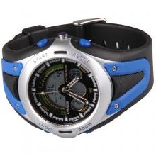 led display digital sports rubber band date wristwatch wrist watch wat