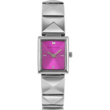 Leonardo Delfuoco Designer Women's Watches, Samantha - Fuchsia Bracelet Watch