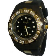 Limited Edition Black & Gold Sporty Watch