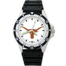 Logo Art NCAA Texas Longhorns Option Watch with PU Strap