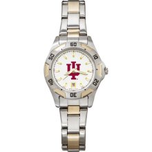 LogoArt College All-Pro Women's Watch Color: Two-Tone, Team: Indiana University