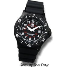 Luminox 8400 Series Black Ops Military Dive Watch 8401 Black Dial