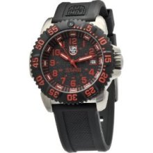 Luminox Men's 3165 Stainless-steel Analog Rubber Bezel Watch