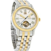 Magnus Melbourne Mens Automatic 2-tone Watch M103mtt25