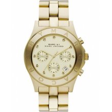 Marc by Marc Jacobs Watches Gold Chronograph Blade Watch MBM3101 OS (US)