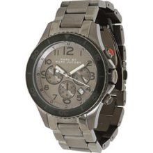 Marc Jacobs Mbm5029 Men's Rock Gunmetal Grey Stainless Steel Watch