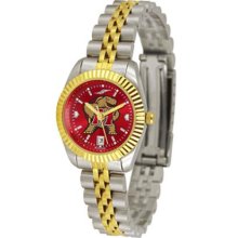 Maryland Terrapins UMD Womens Anochrome Gold Watch