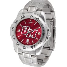 Massachusetts Amherst Minutemen UMass Mens Sport Anochrome Watch