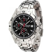 MB836 Accurist Mens Core Sports Silver Watch