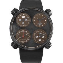 Meccaniche Veloci Men's W124K098371017 Automatic Titanium Black a ...