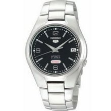 Men`s Silver Seiko 5 Automatic Self Winding Watch