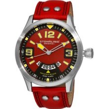 Men's 141A.3315H40 Leisure Eagle Brigade Swiss Quartz Date Red