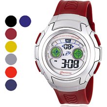 Men's Chronograph And Water PU Resistant Digital Automatic Casual Watches (Assorted Color)