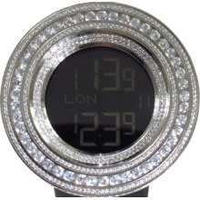 Mens Cubic Zirconia Special Watch CZ Digital 2