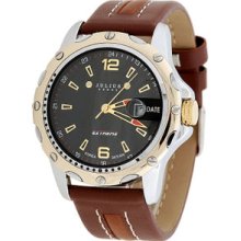 Men's Fashion Leather Band Quartz Retro A Watch