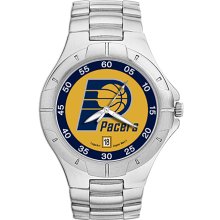 Mens Indiana Pacers Watch - Stainless Steel Pro II Sport