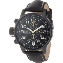 Men's Invicta Force Military Chronograph Black Ip Dial Date Lefty Watch
