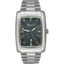 Mens Kenneth Cole New York Steel Date Watch KC3936