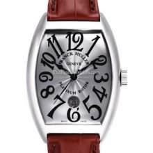 Mens Large Franck Muller Curvex Date Steel 8880SCDT Watch