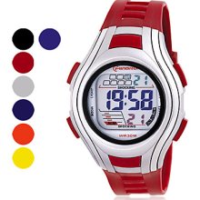 Men's Multi-Functional And Water PU Resistant Digital Automatic Wrist Watch (Assorted Color)