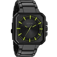 Men's Nixon The Platform Watch in All Black/Lum