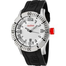 Men's Traction Silver Dial Black