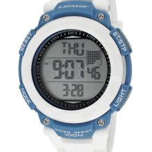 Men's Volcano Digital Multi-Function White Rubber ...