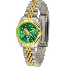 Miami Hurricanes Executive AnoChrome-Ladies Watch