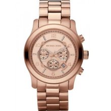 Michael Kors Men Runway Rose-tone Watch Mk8096