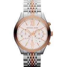 Michael Kors Mk5763 Watch, Women's Chronograph Two-tone Stainless