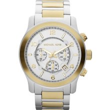 Michael Kors Runway Two-Tone Chronograph Men's Watch MK8283