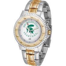 Michigan State Spartans Two-tone Competitor Watch Ladies Or Mens