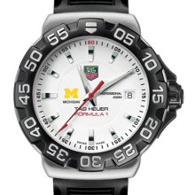 Michigan TAG Heuer Watch - Men's Formula 1 Watch w/ Rubber Strap