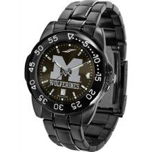 Michigan Wolverines Gunmetal Fantom Sport Watch