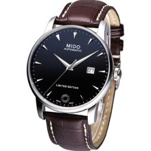 Mido Baroncelli Mechanical Automatic Cosc Watch Black M86904t88 Limited Edition