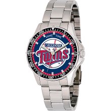 Minnesota Twins Men's Coach Series Steel Watch