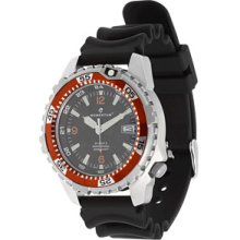 Momentum Deep 6 Orange Bezel Polyurethane Dive Men's Watch - 1M-D ...