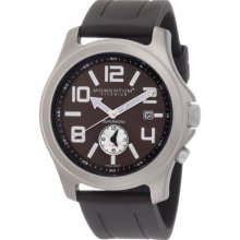 Momentum Men's 1M-Sp56c1c Supernova Alarm Titanium Brown Groove Rubber Watch