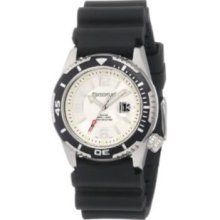 Momentum Women's 1M-DV51S1 M50 DSS Silver Dial Black Rubber Dive