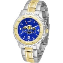 Morehead State University Men's Stainless Steel and Gold Tone Watch