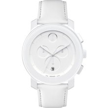 Movado Bold Chronograph White Face