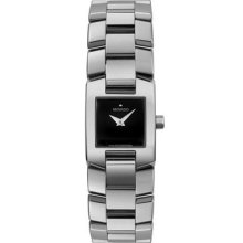 Movado Eliro Manchette Ladies S/steel Watch $1395retail