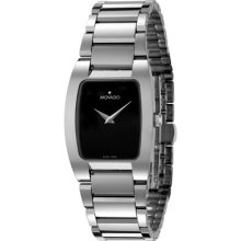 Movado Ladies' Fiero - Black Face - Tungsten Carbide Case and Bracelet 0605622