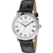 MS676WR Accurist Mens Silver White Watch