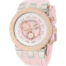 Mulco Mw5-93503-083 Blue Marine Chronograph Pink And Gold Bezel Watch