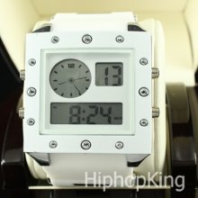 Multi Functional Analog Digital Watch Sport Trend Classic Look Water Resistance