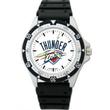 NBA Oklahoma City Thunder Option Watch w/ Rubber Strap