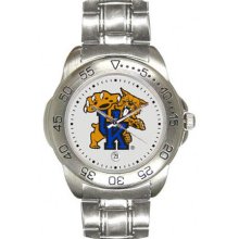 NCAA - Kentucky Wildcats Men's Sport ''Game Day Steel'' Watch