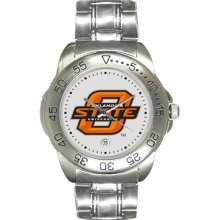 NCAA - Oklahoma State Cowboys Men's Sport ''Game Day Steel'' Watch