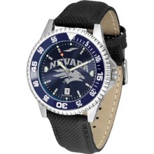 Nevada Wolf Pack Competitor AnoChrome Poly/Leather Band Watch